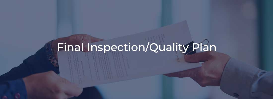 Final Inspection Plan Template: Quality Assurance Made Easy