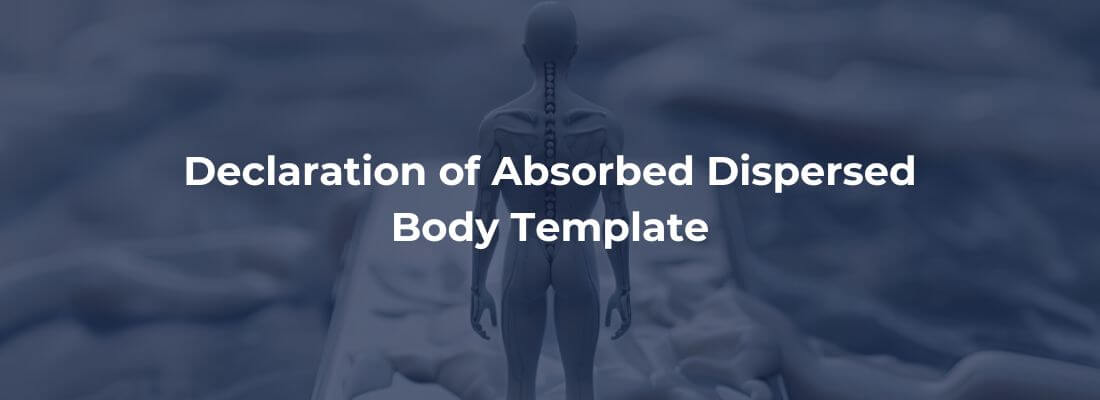 Declaration-of-Absorbed-Dispersed-Body-Template
