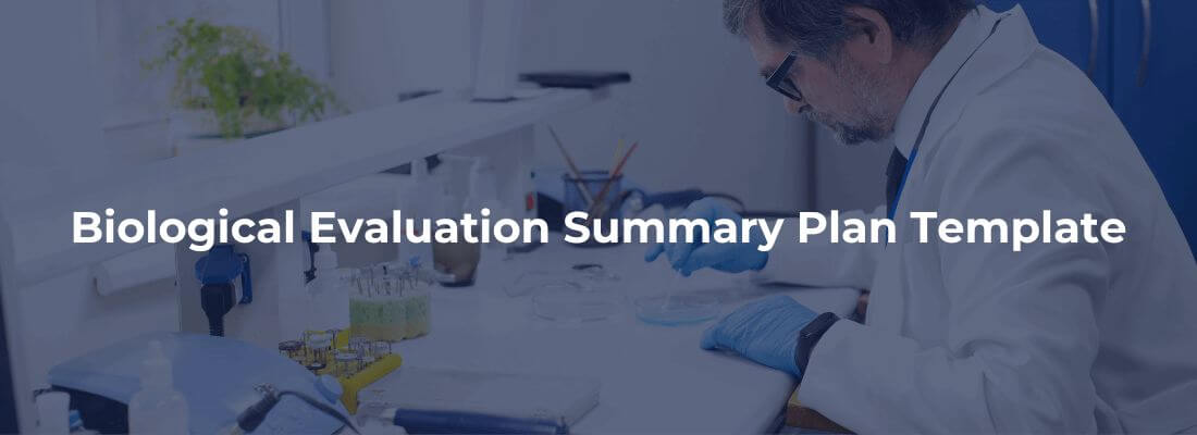 Biological-Evaluation-Summary-Plan-Template