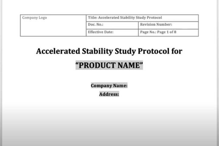 Accelerated-stability-study-protocol